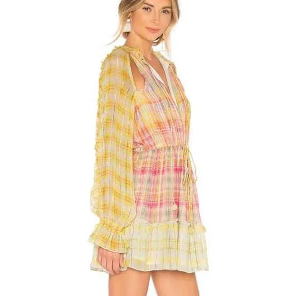 Hemant and Nandita Thick and Thin Stripe Mini Dress - Picture 2 of 4